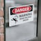 Signmission Warning High Voltage Inside Danger Sign, Vinyl Decal, 10in W x 7in L, 2PK OS-2PACK-DS-D-710-L-2223 - alternate 2